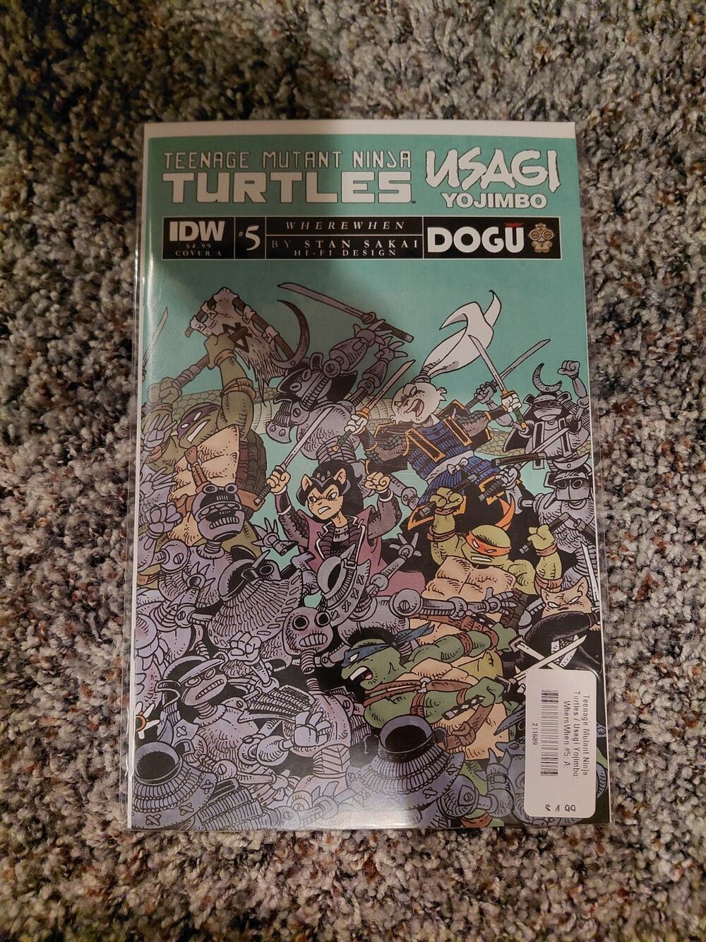 Teenage Mutant Ninja Turtles Usagi Yojimbo Wherewhen #5 Cover A | NM- | IDW 2023
